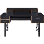 Safea Executive Home Office Desk in Black Finish by Acme - 92804