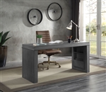 Vildreir 60" Executive Home Office Desk w/Hidden Storage in Gray Oak Finish by Acme - 93154