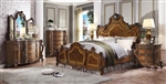 Picardy 6 Piece Bedroom Set in Honey Oak Finish by Acme - BD01354