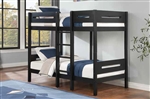 Nissa Twin/Twin Bunk Bed in Black Finish by Acme - BD01910