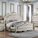 Bently Bed in Fabric & Champagne Finish by Acme - BD02289Q