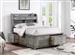 Veda Full Bed w/Storage in Gray Finish by Acme - BD02340F