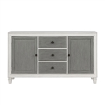 Katia Server in Rustic Gray & Weathered White Finish by Acme - DN02276