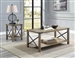 Abiram 3 Piece Occasional Table Set in Rustic Oak Finish by Acme - LV01001-S