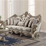 Danae Sofa in Fabric, Champagne & Gold Finish by Acme - LV01193