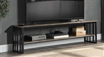 Zudora 70 Inch TV Console in Antique Oak & Black Finish by Acme - LV01754