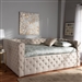 Anabella Daybed in Light Beige Fabric Finish by Baxton Studio - BAX-CF8987-B-Light Beige-Daybed-Q