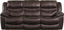 Valiant Reclining Sofa in Coffee, Marble or Elk Fabric by Catnapper - 1401