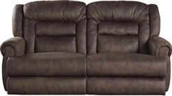 Atlas Reclining Sofa in Sable Fabric by Catnapper - 1551