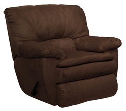 Falcon Chocolate Fabric Rocker Recliner by Catnapper - 1740-2