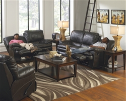 Perez 2 Piece Leather Reclining Sofa Set by Catnapper - 4141-S