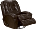 Howell Swivel Glider Recliner in Saddle Leather Like Fabric by Catnapper - 4746-5-S