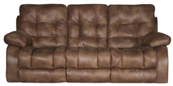 Watson POWER Reclining Sofa in Coal, Almond, or Burgundy Fabric by Catnapper - 61521