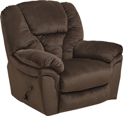 Drew POWER Lay Flat Recliner in Java Fabric by Catnapper - 64613-7-J