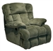 Cloud 12 Power Chaise Recliner w/ Lay Flat Feature in Sage Microfiber by Catnapper - 6541-7-S