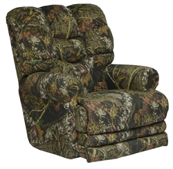 Duck Dynasty Big Falls POWER Lay Flat Recliner in Mossy Oak New Break-Up Camouflage Fabric by Catnapper - 65805-7-B