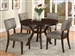 Kayla 5 Piece Dining Set in Brown Finish by Crown Mark - 2610