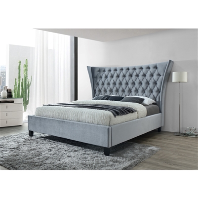 Gabriella Bed in Gray Finish by Crown Mark - CM-5102-Bed