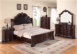 Sheffield 6 Piece Bedroom Suite in Espresso Finish by Crown Mark - B1100