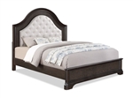 Duke Bed in Brown/White Finish by Crown Mark - CM-B1620-Bed