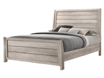 Patterson Bed in Driftwood Grey Finish by Crown Mark - CM-B3055-Bed