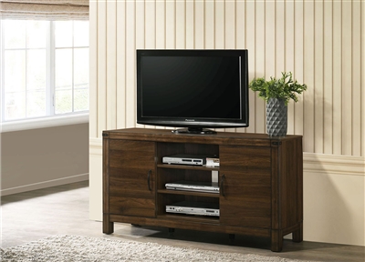 Belmont 55" TV Console in Brown Finish by Crown Mark - CM-B3100-8