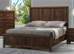 Belmont Bed in Brown Finish by Crown Mark - CM-B3100-WD-Bed