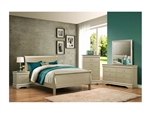 Louis Philip 6 Piece Bedroom Suite in Champagne Finish by Crown Mark - CM-B3450