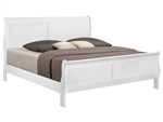 Louis Philip Bed in White Finish by Crown Mark - CM-B3650-Bed