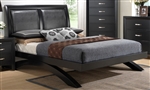 Galinda Bed in Black Finish by Crown Mark - B4380-Bed