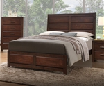 Cambridge Bed in Rich Walnut Finish by Crown Mark - CM-B5400-Bed