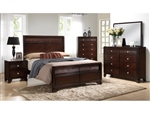 Tamblin 6 Piece Bedroom Suite in Rich Dark Brown Finish by Crown Mark - CM-B6850