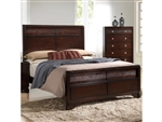 Tamblin Bed in Rich Dark Brown Finish by Crown Mark - CM-B6850-Bed