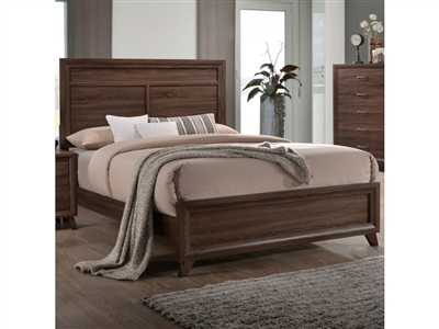 Darryl Bed in Brown Finish by Crown Mark - CM-B6930-Bed