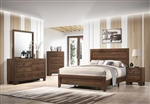 Millie 4 Piece Bedroom Suite in Brown Cherry Finish by Crown Mark - CM-B9250