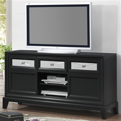 Elisa Entertainment Console in Black Finish by Crown Mark - B9300-8