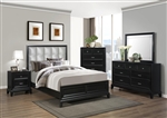 Elisa 6 Piece Bedroom Suite in Black Finish by Crown Mark - B9300-Rev