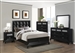 Elisa 6 Piece Bedroom Suite in Black Finish by Crown Mark - B9380
