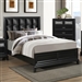 Elisa Black Headboard Bed in Black Finish by Crown Mark - B9380-Bed