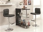 Black Finish Bar Table by Coaster - 101063