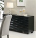 Stanton Server in Rich Black Finish by Coaster - 102065