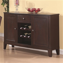 Memphis Server in Rich Cappuccino Finish by Coaster - 102765