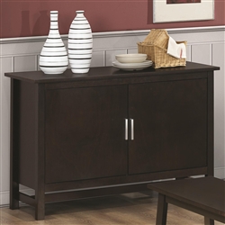 Server in Cappuccino Finish by Coaster - 103375