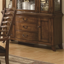 Avery Buffet in Brown Oak Finish by Coaster - 103544B