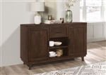 Reynolds Buffet / Accent Cabinet in Brown Oak Finish by Coaster - 107595