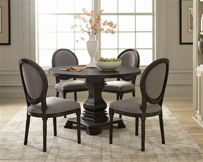 Dayton 5 Piece Dining Set in Antique Black Finish by Scott Living - 107650