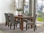 Keats 5 Piece Dining Set in Warm Chestnut Finish by Coaster - 110341