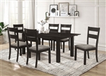 Jakob 5 Piece Dining Set in Black Finish by Coaster - 115131