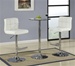 Chrome 3 Piece Bar Table Set by Coaster - 120356