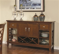 Pembrook Server in Walnut Finish by Coaster - 121675